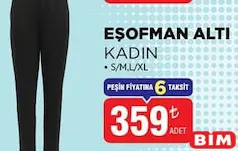 LOTTO EŞOFMAN ALTI KADIN fiyat ve kampanya bilgisi